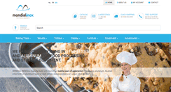 Desktop Screenshot of mondial-inox.com